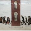 L S Lowry - Meeting Point - Signed Limited Edition Print
