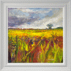Judith Donaghy - Yellow Field & Hedgerow, Frodsham