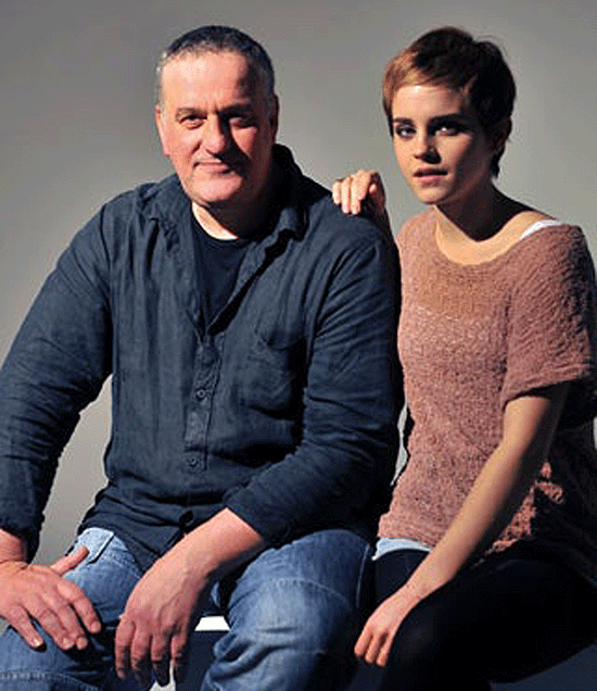 Mark Demsteader with Emma Watson