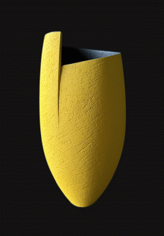 Ashraf Hanna – Yellow & Black Cut & Altered Vessel