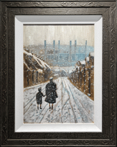 Dave Coulter Trudge Home in the Snow