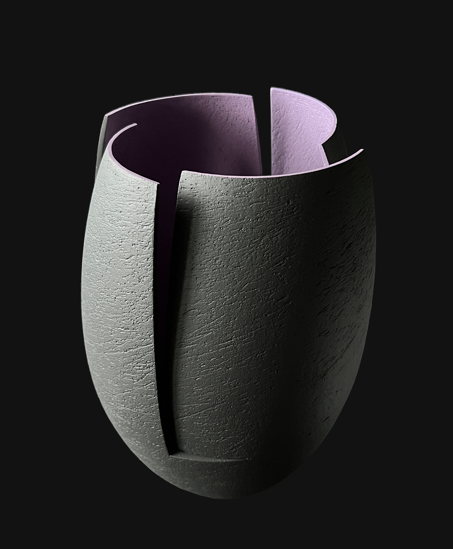 Ashraf Hanna – Black & Purple Cut & Altered Vessel