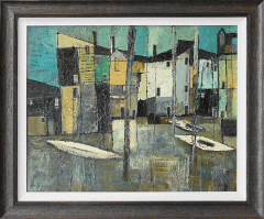 Peter Oliver - Boats in the Harbour