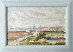 Harry Rutherford - Landscape with Church