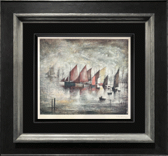 L S Lowry - Sailing Boats