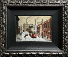 Arthur Delaney - Mill Scene with Tram