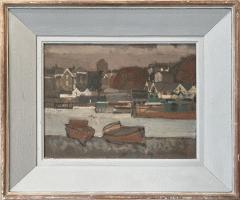 Harry Rutherford - Boats on the River