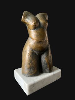 CAT No. 41 - Geoffrey Key - Bronze Nude Torso 1981