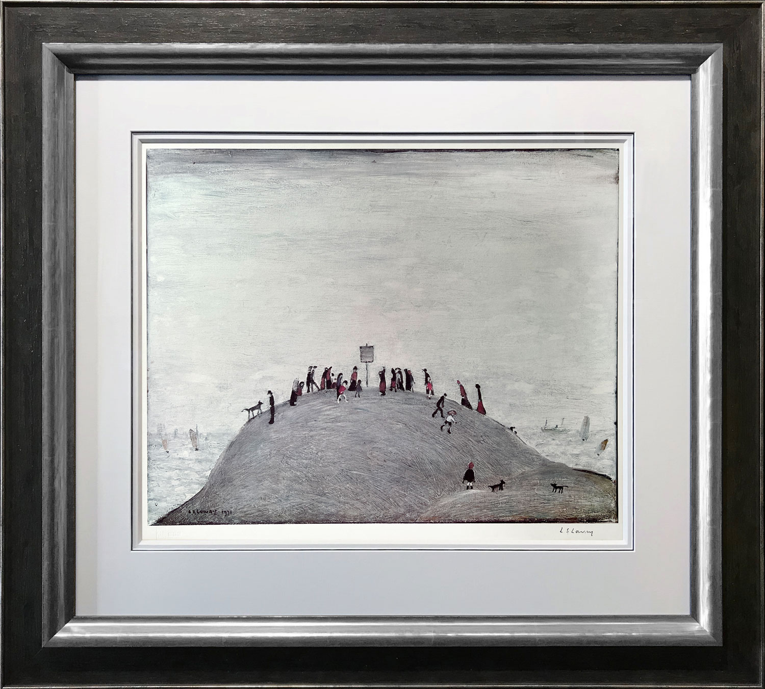L S Lowry - The Notice Board