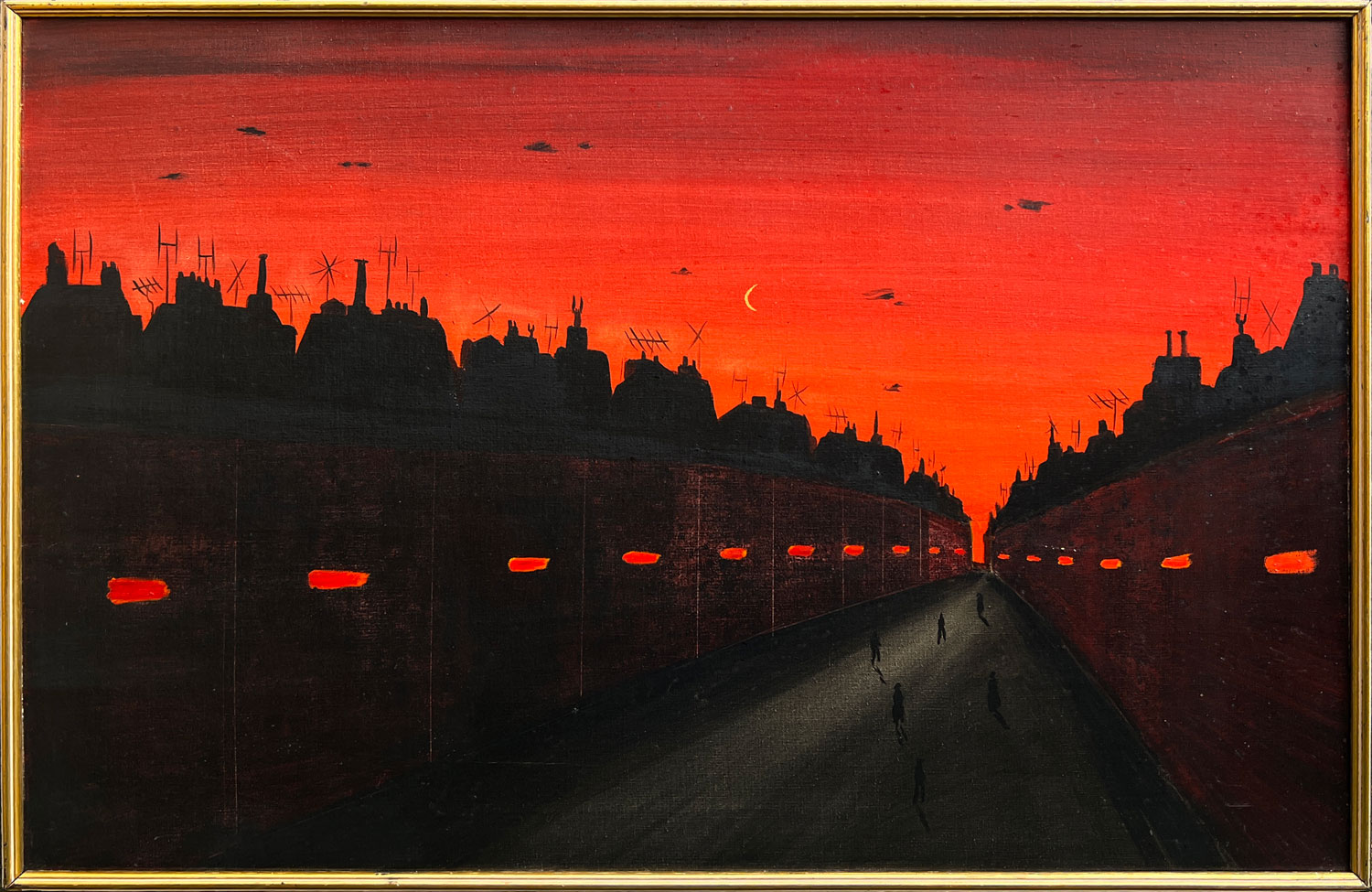 Fred Uhlman - Red Sky at Night