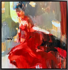 Iryna Yermolova - Red Gown