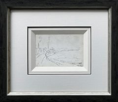 L S Lowry - Coal Jetty - Original Drawing