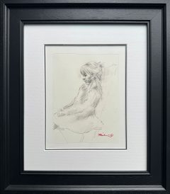 Harold Riley - Drawing of a Girl