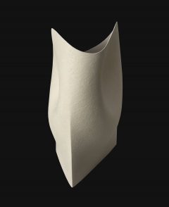 Ashraf Hanna - Large White Undulating Vessel