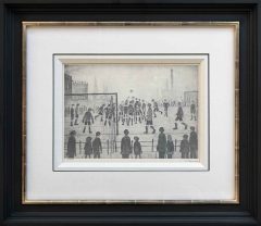 L S Lowry The Football Match Print