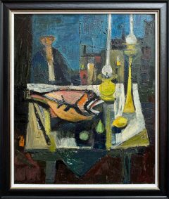 Peter Oliver - Still Life with Figure & Fish