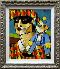 Cat No. 1 - Geoffrey Key - Mr Punch & Harlequin