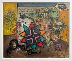 Alan Davie - Cosmic Signals No.12