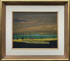 Fred Uhlman - Fishing Men on Foreshore