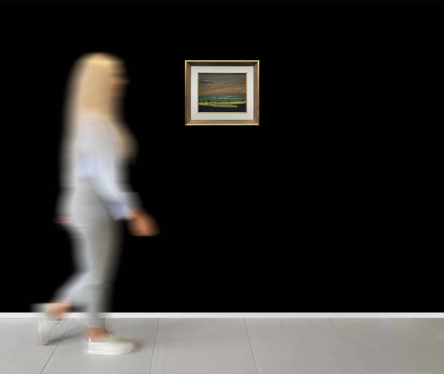 Fred Uhlman - Fishing Men on Foreshore a