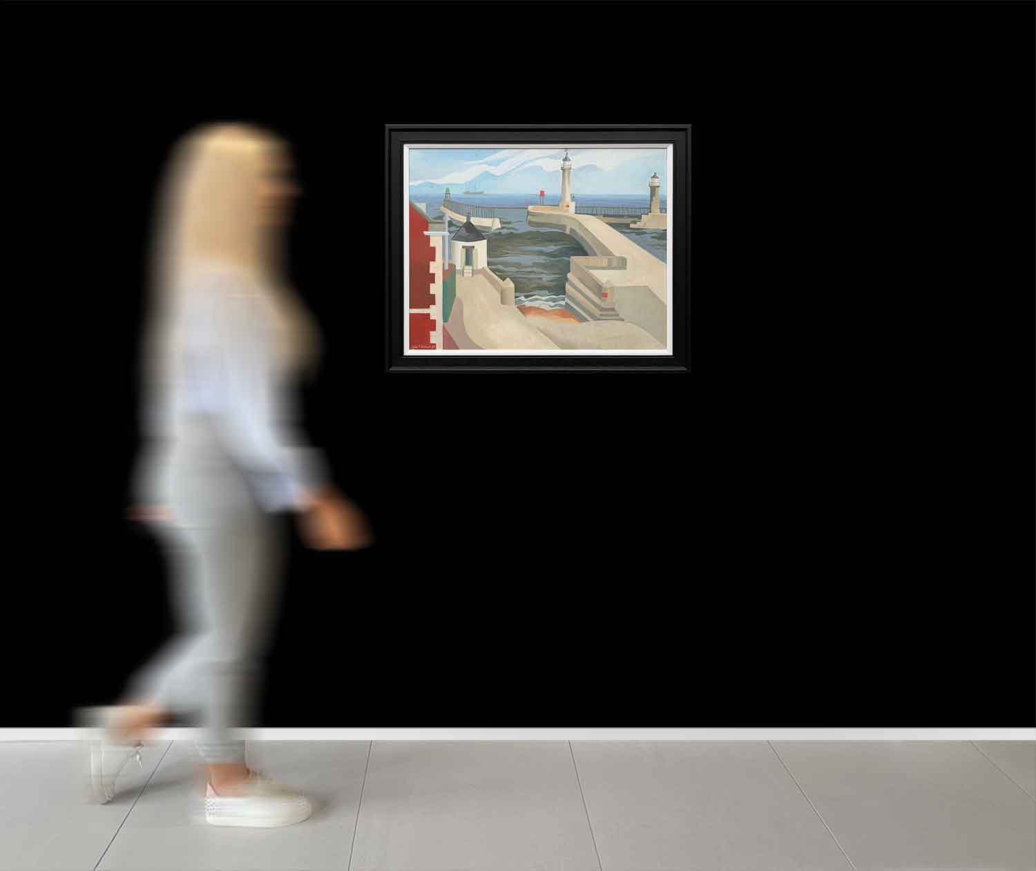 Colin T Johnson - Whitby Lighthouses 1980 a