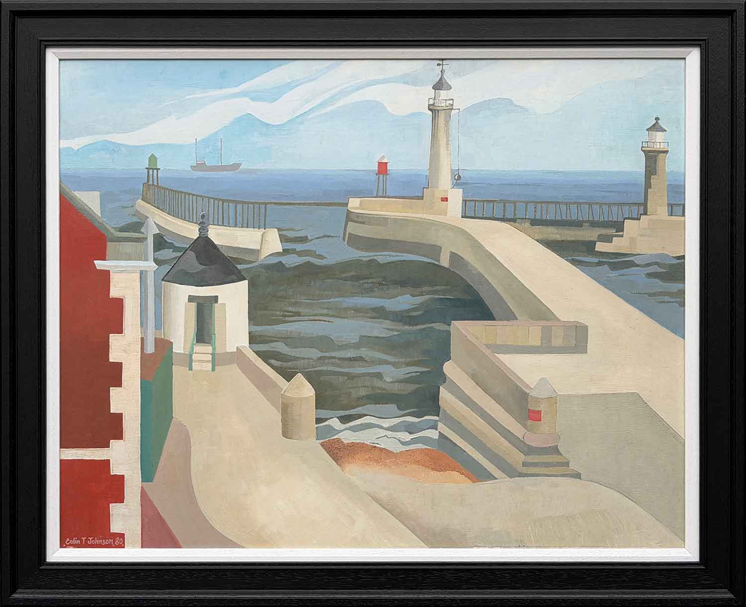 Colin T Johnson - Whitby Lighthouses 1980