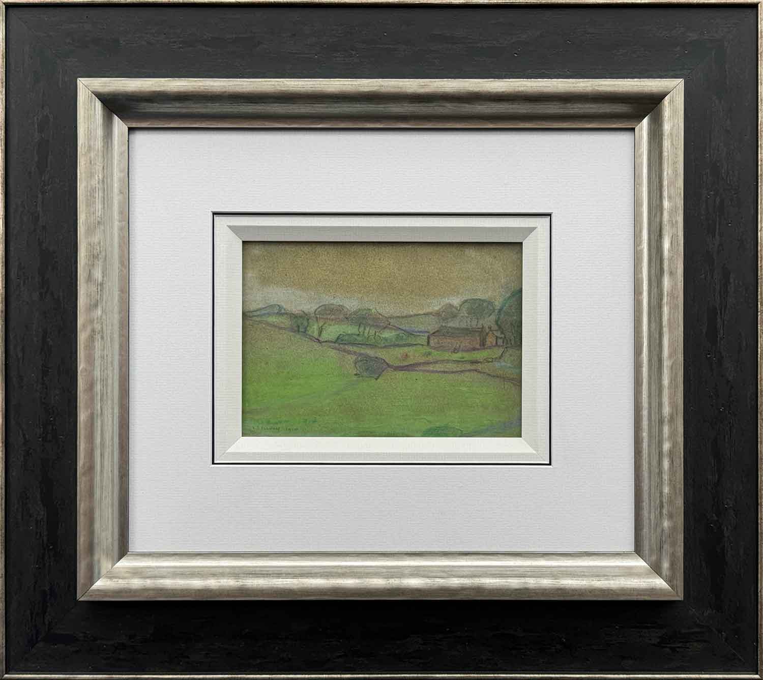 L S Lowry - Derbyshire Farm 1914 - Original