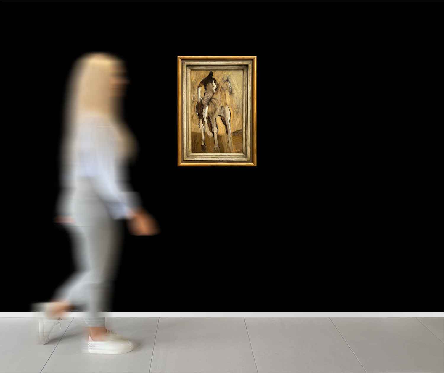 Geoffrey Key - Horse & Rider a