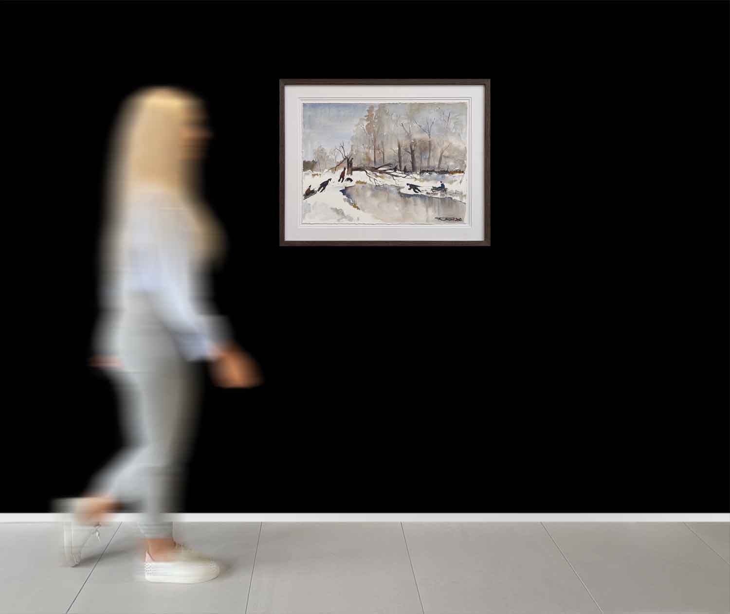 Malcolm Teasdale - Winter Scene a