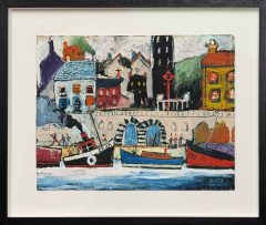 Simeon Stafford - Boats on the River