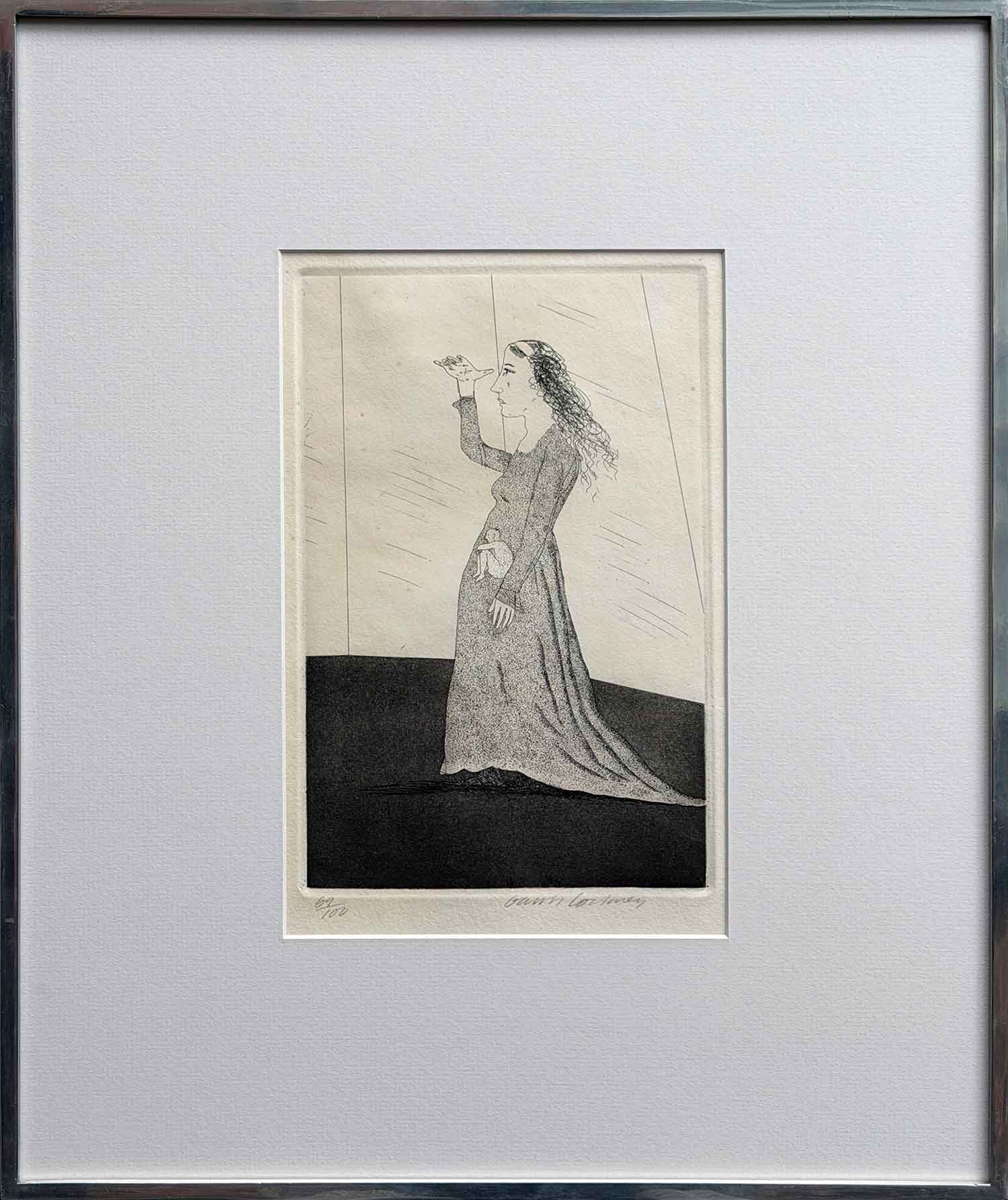 David Hockney - Princess Searching - Signed Etching