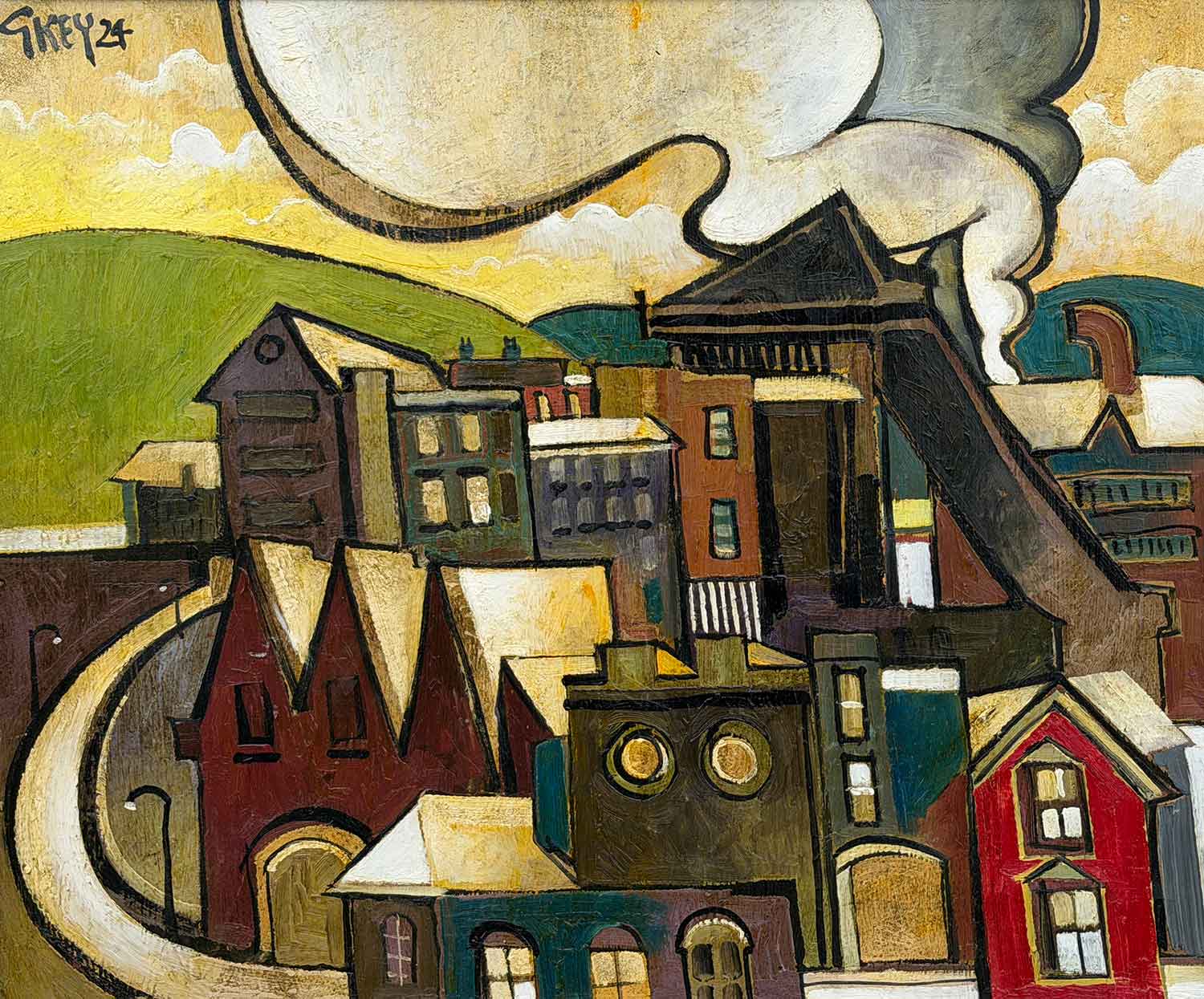 Geoffrey Key - Factory Smoke
