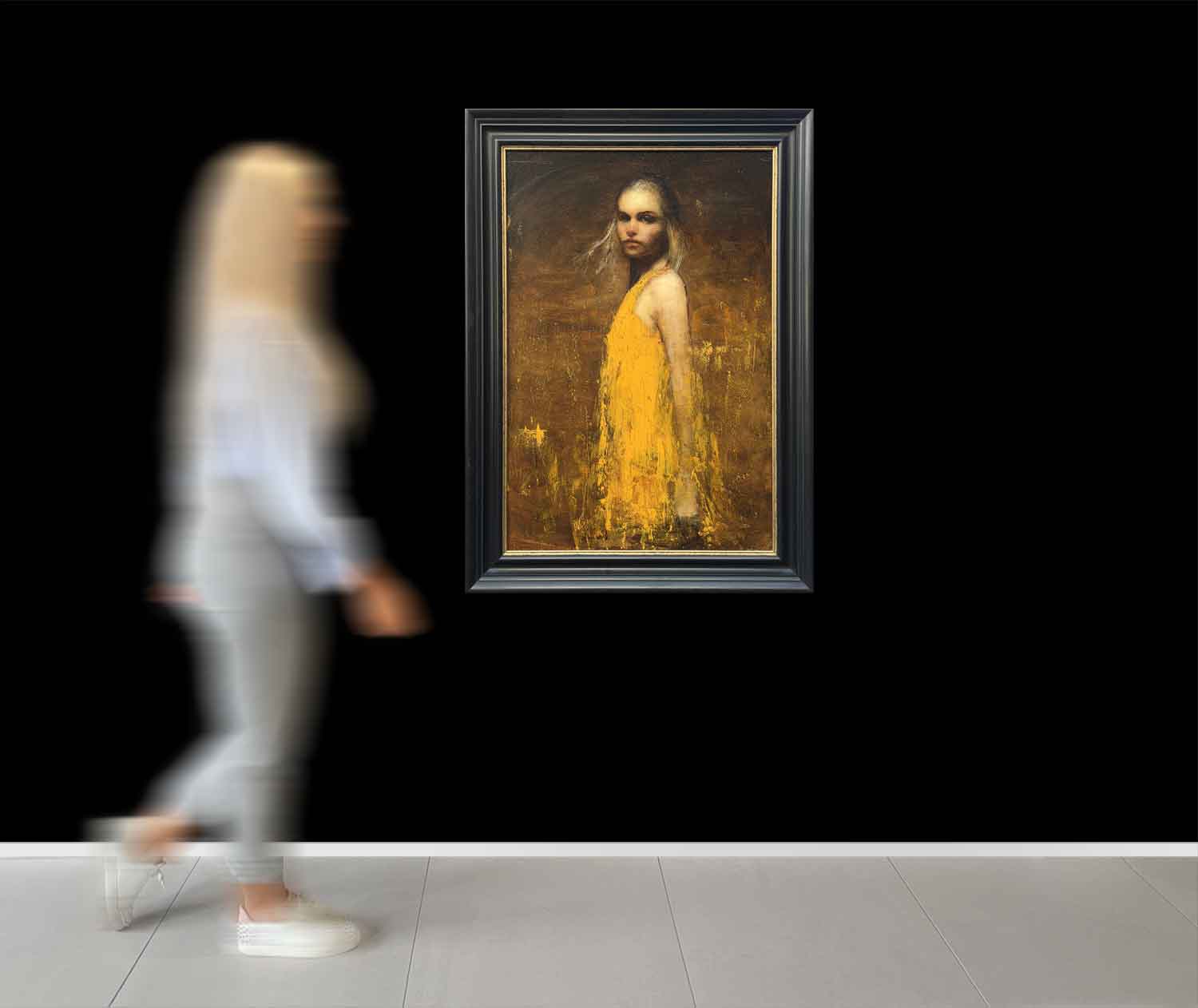 Mark Demsteader - Study for Moorland in Yellow a