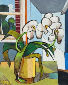 Geoffrey Key - White Orchid