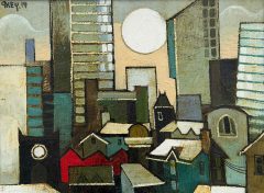 Geoffrey Key - White Sun & Towers