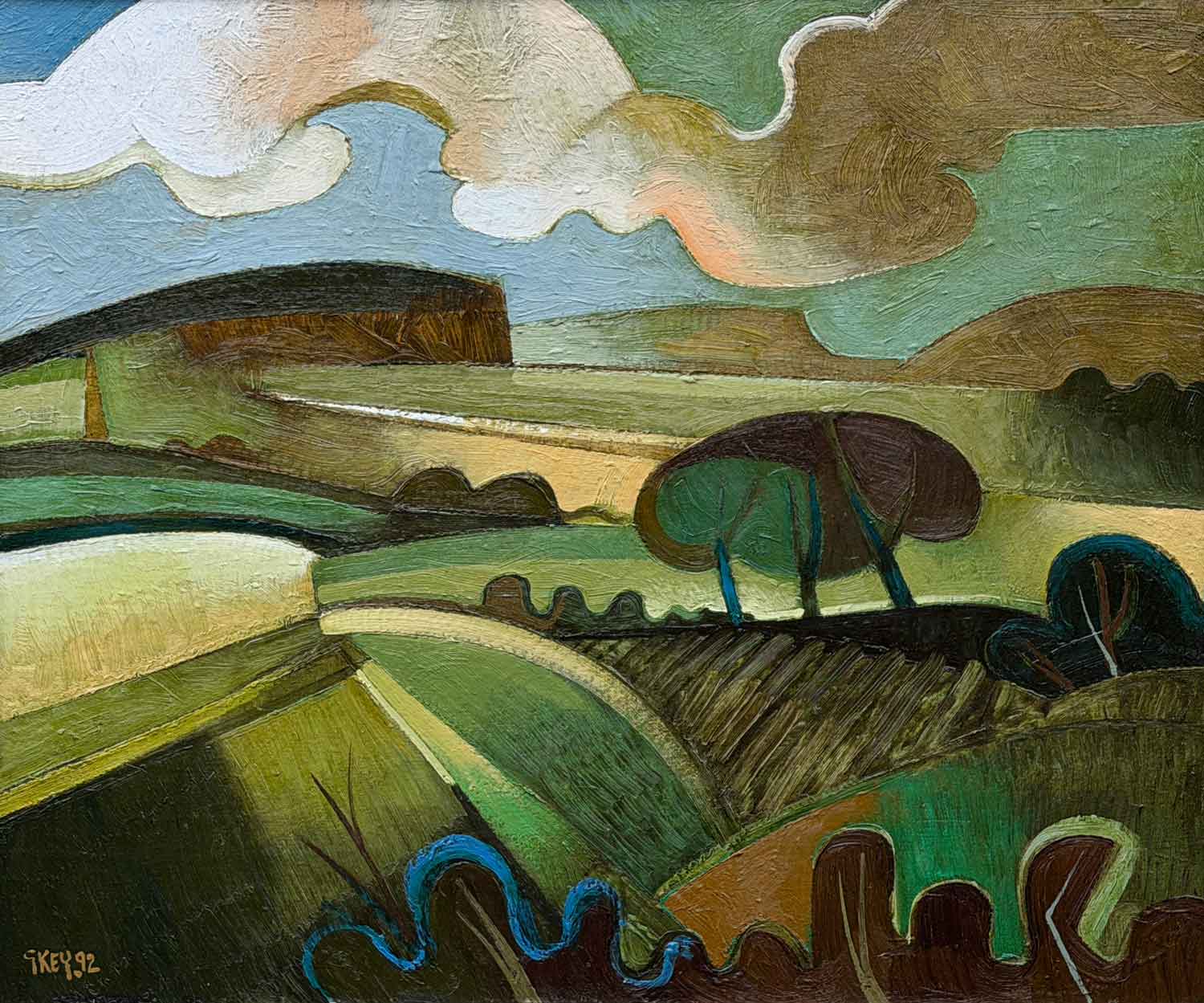 Geoffrey Key - Fields & Clouds