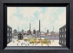 Geoffrey Woolsey Birks - Market Scene in a Mill Town