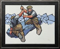 Ifor Pritchard (1940 - 2010) - Splitting the Block